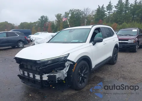 2025 Honda Cr-V Hybrid Sport z USA, uszkodzony, nr VIN 7FARS6H54SE065415